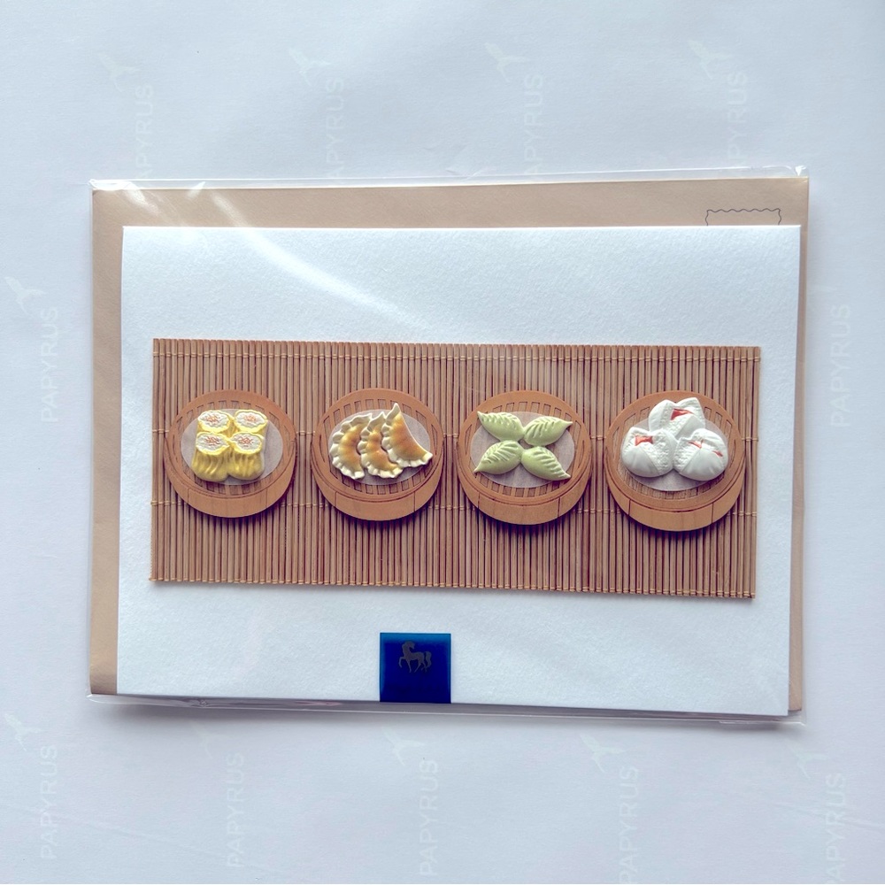 NEW Niquea.d Dim Sum Themed Birthday Card